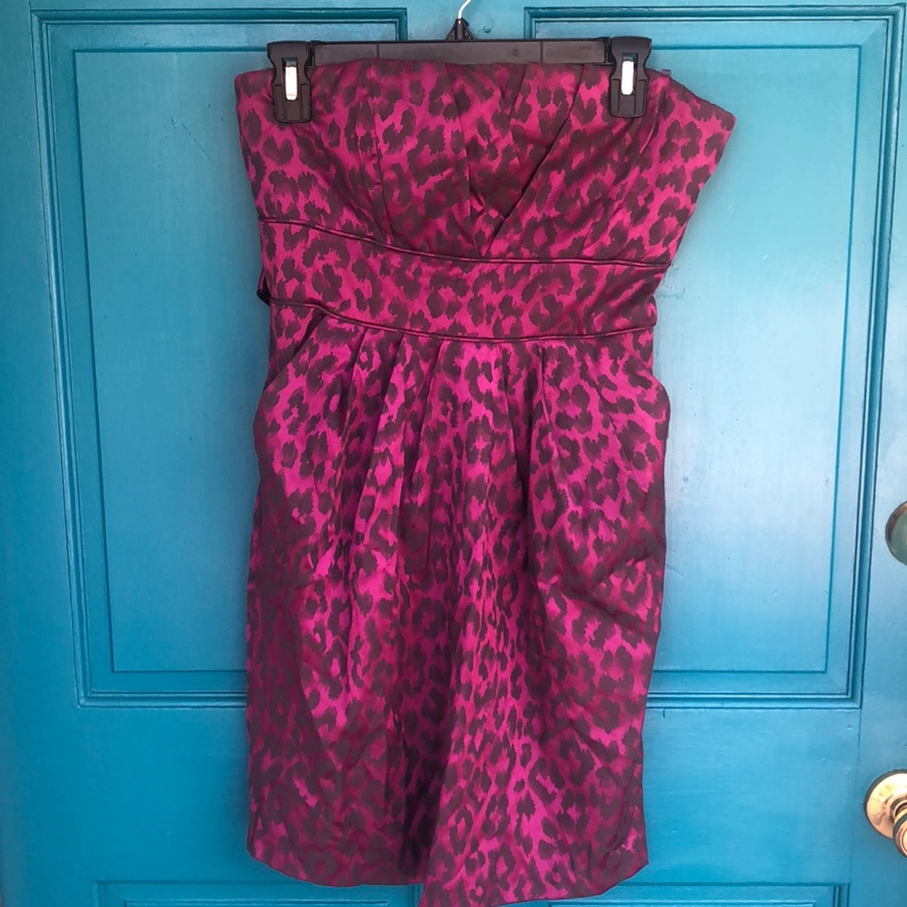 Gently worn strapless party dress